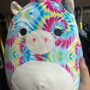 Colorful Tie-Dye Unicorn Plush Toy